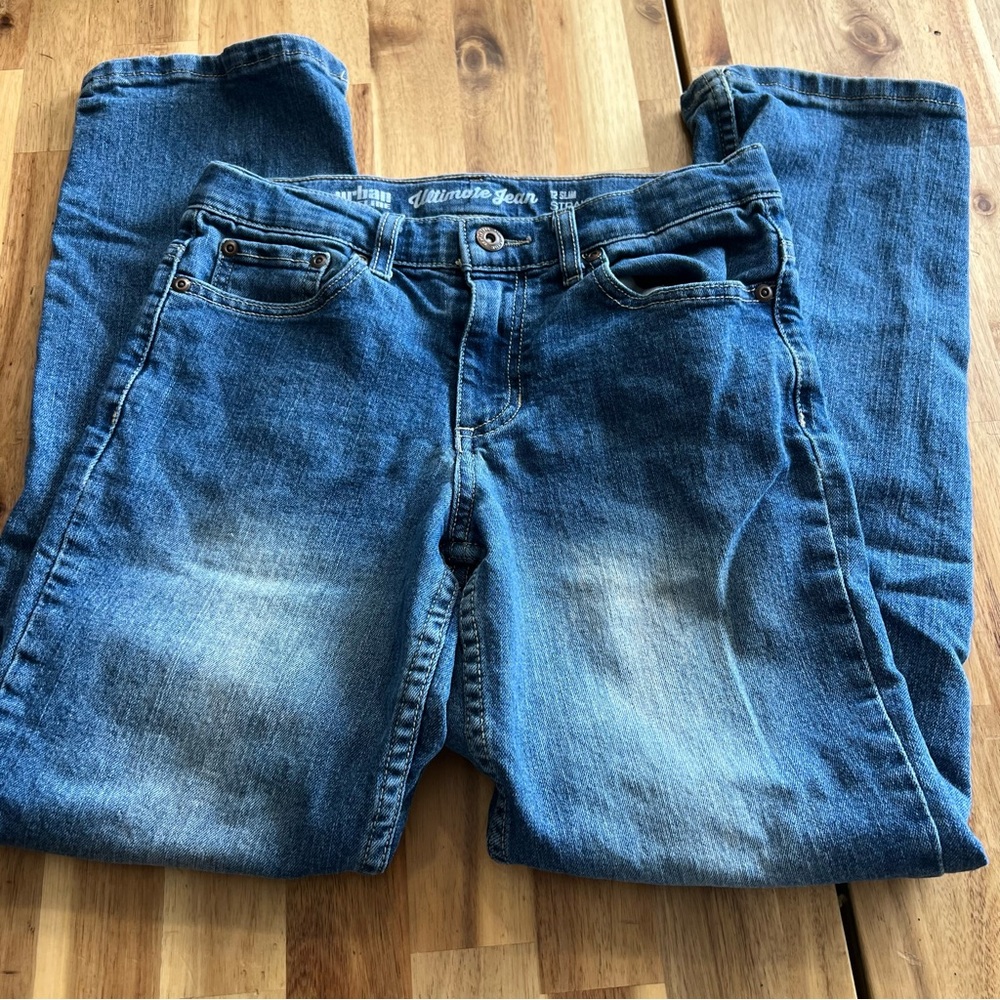 Urban Pipeline Boys Jeans Size 12 Slim Straight Blue Denim